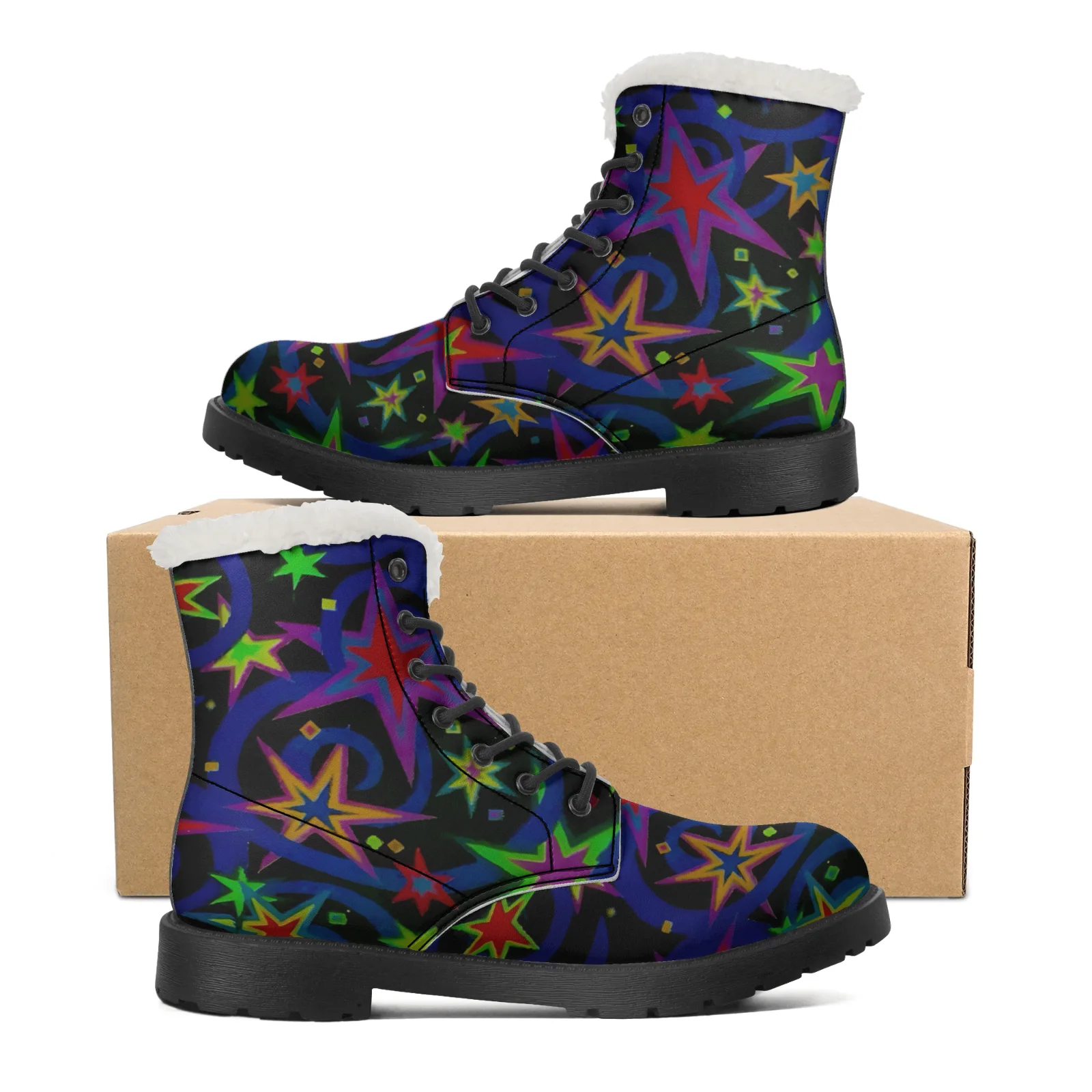 Men Shoes Eu To Us Size - Stivali da Neve in Peluche Starlit