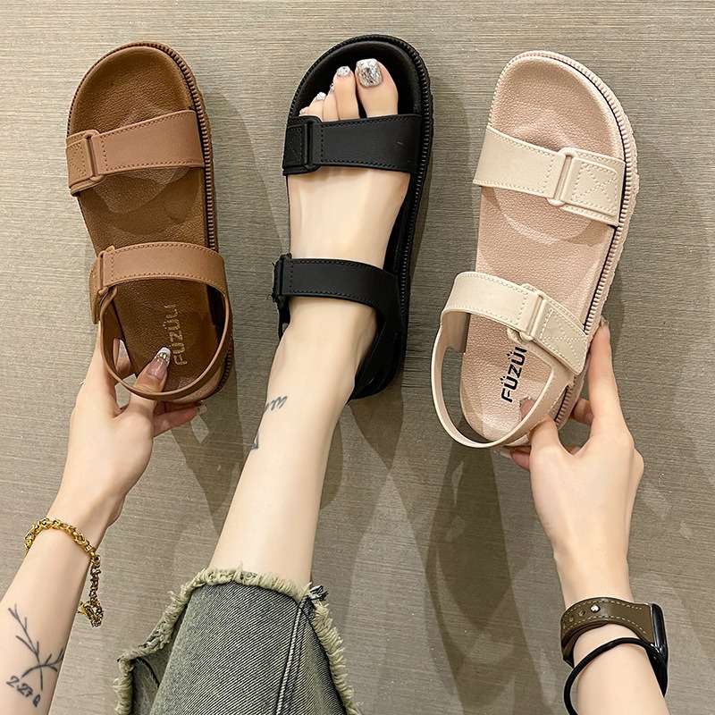 Velcro Strap Sandal - Sandali Estivi da Donna - Sandali