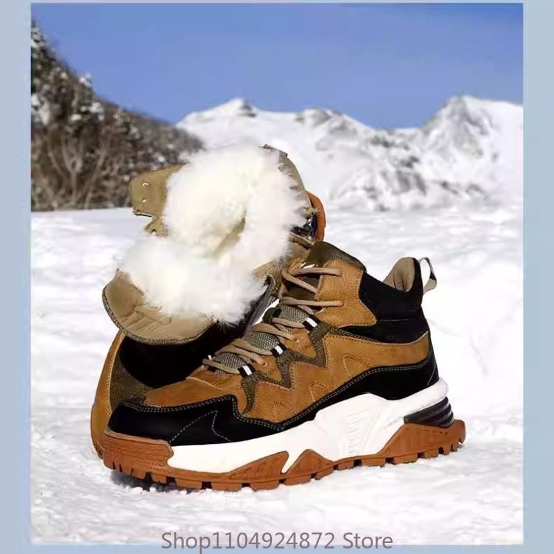 Men'S Shoes Daily Use - Scarpe invernali in cotone di lana
