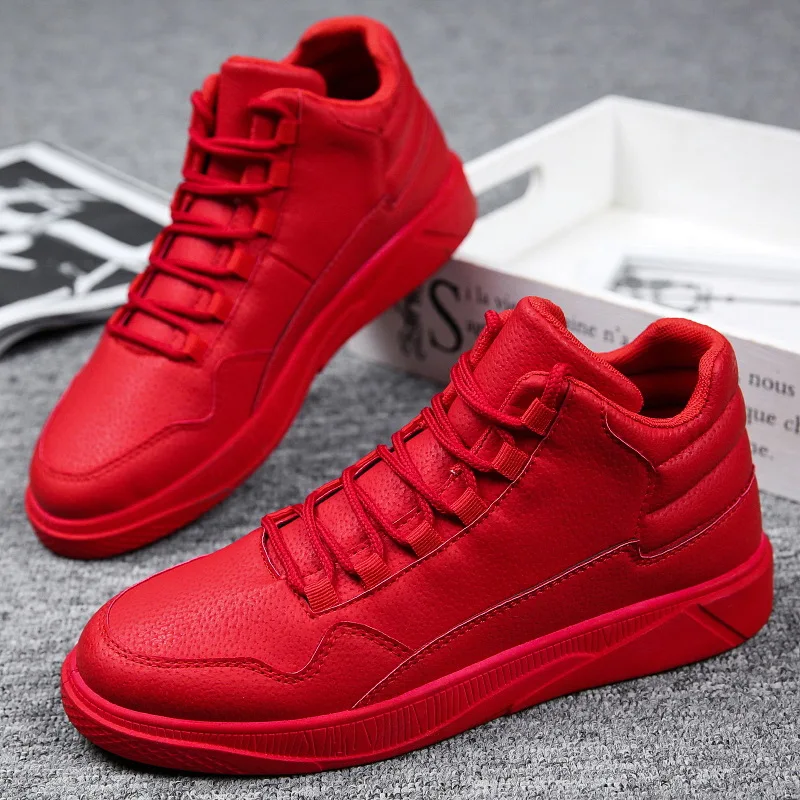 Men Shoes Red Bottom - Mantieni calde scarpe da skate alte