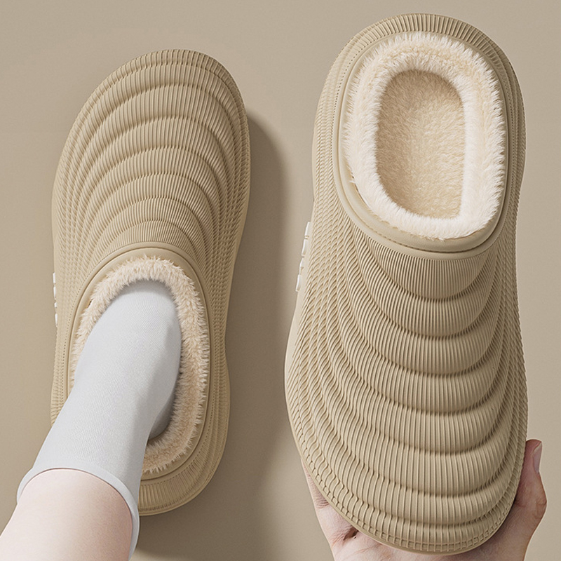 Men'S Shoes Grip - Pantofola fuzzy per la casa da