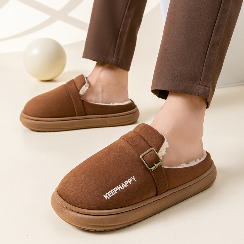 Men'S Shoes Grip - Pantofola da casa donna inverno caldo