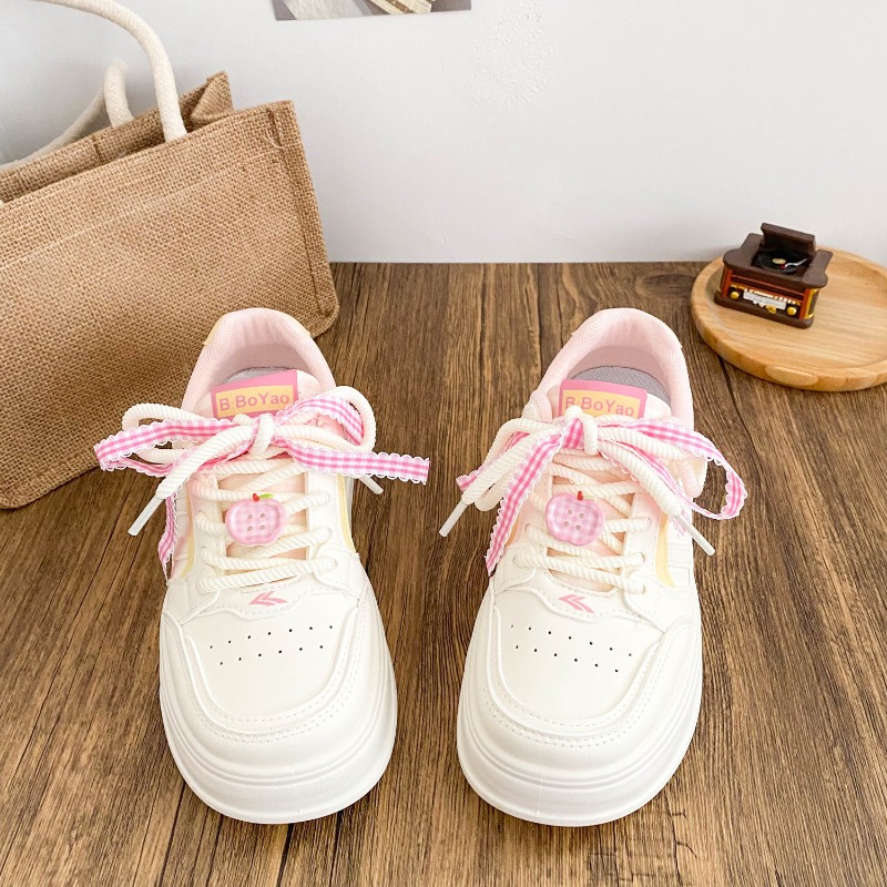 Casual Sneaker Low - Scarpe da Skateboard con Design Dopamine,