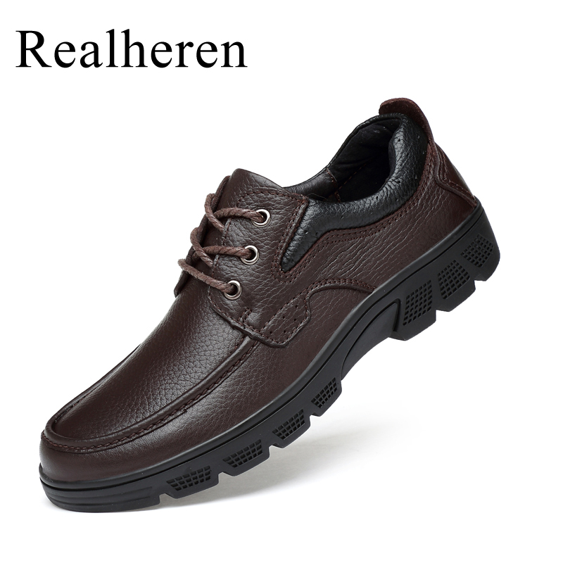 Men Shoes Boss - Autunno inverno scarpe in vera pelle