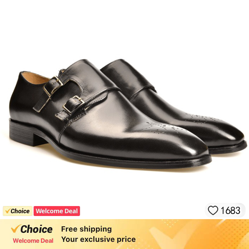 Men Shoes Eu To Us Size - Scarpe Eleganti da Uomo in Pelle,