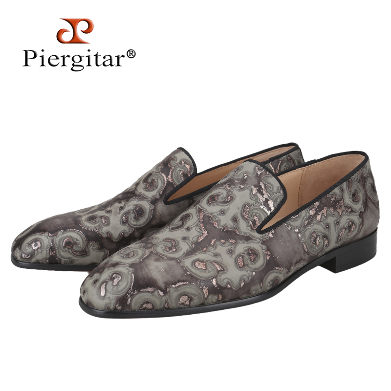 Men Shoes Red Bottom - Piergitar Mocassini slip-on in pelle goffrata
