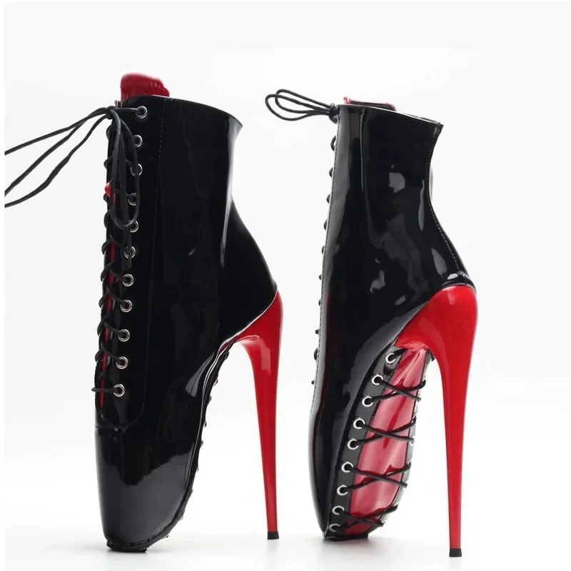 Men Shoes Red Bottom - Stivali da balletto unisex con tacco