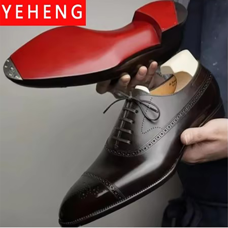 Men Shoes Red Bottom - Scarpe formali da uomo Suola rossa