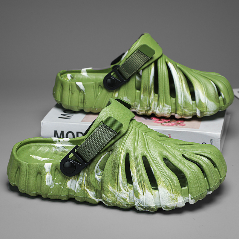Men Shoes Eu To Us Size - Sandali mimetici Monstera Deliciosa Pantofole Donna