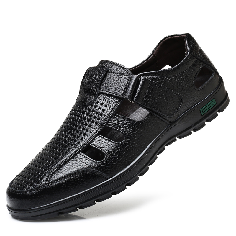Men Shoes Eu To Us Size - Sandali da uomo in vera pelle