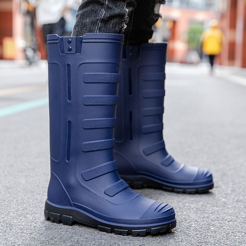 Men Shoes Online - Stivali da pioggia lunghi caldi foderati