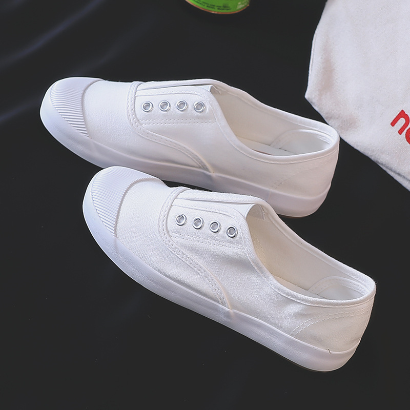 Casual Sneaker Low - Nuove scarpe di tela bianche da