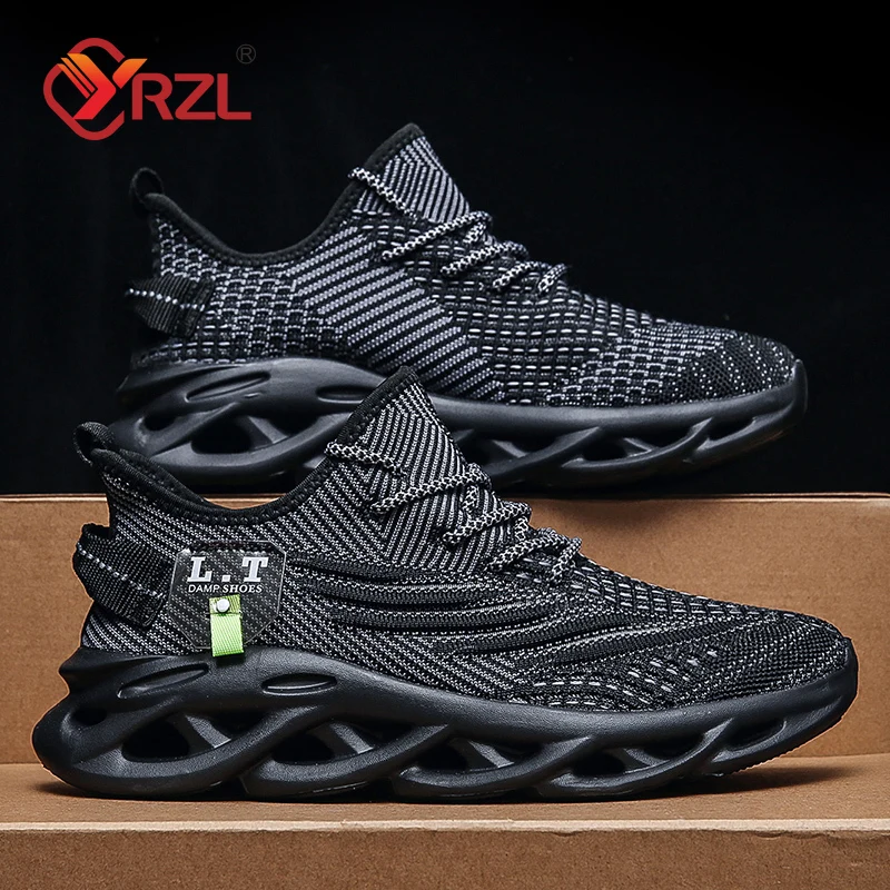 Men Shoes Size 11 - YRZL Uomo Sport Corsa Nero Scarpe