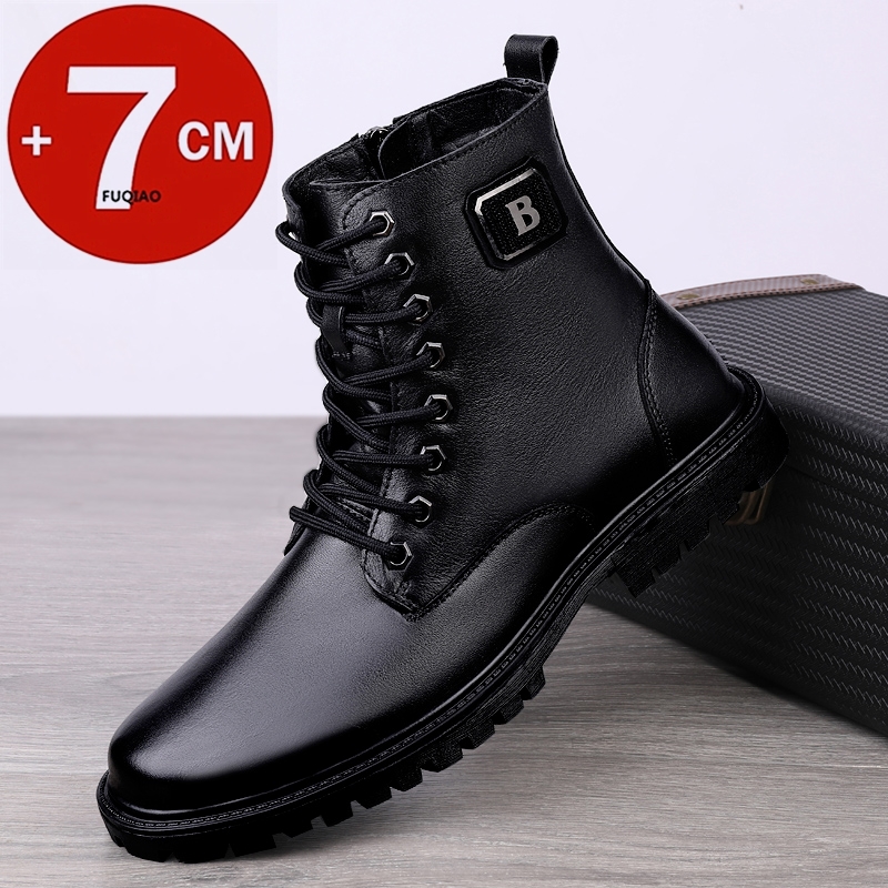 Stivali rialzati in vera pelle - Men Shoes Boss recensione e prezzo