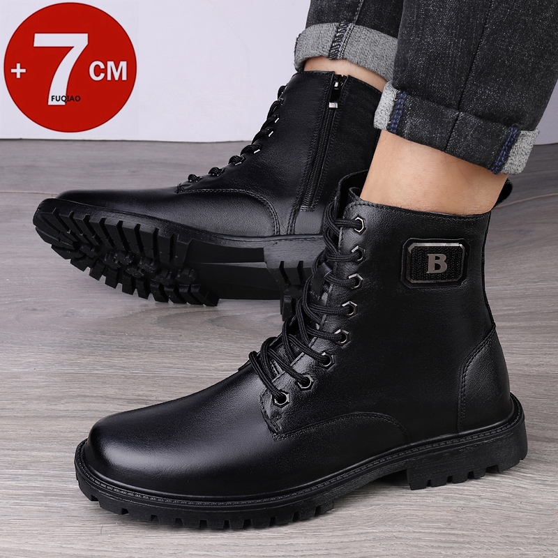 Stivali rialzati in vera pelle - Men Shoes Boss recensione e prezzo