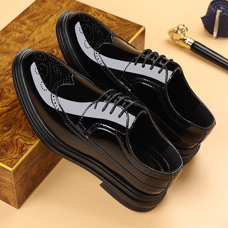 Scarpe eleganti da uomo in ver - Oxford Brogue Leather recensione e prezzo