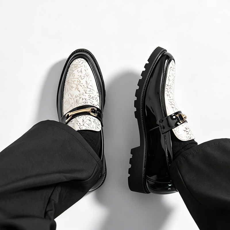Mocassini da uomo bicolore in  - Men Shoes Boss recensione e prezzo