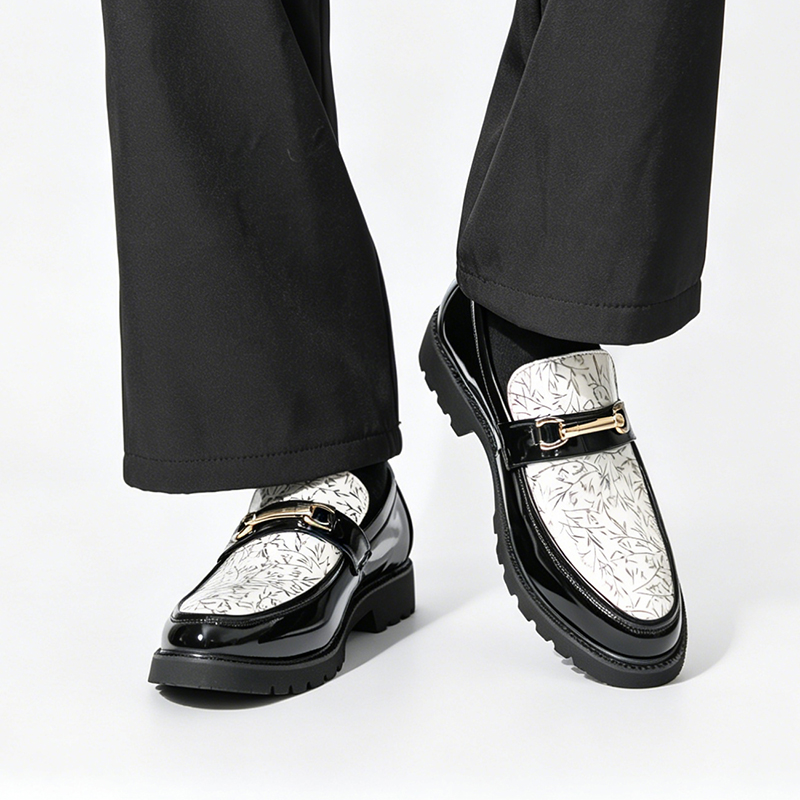 Mocassini da uomo bicolore in  - Men Shoes Boss recensione e prezzo