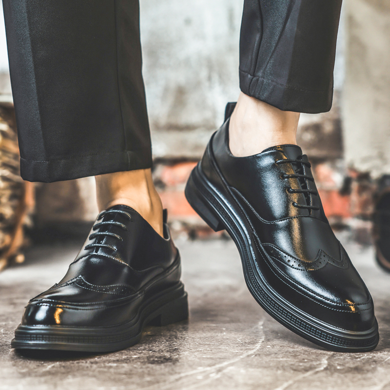 Scarpe da uomo in pelle con ri - Oxford Brogue Leather recensione e prezzo