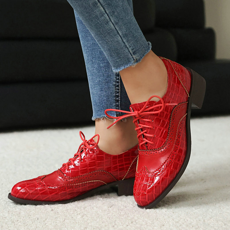 Scarpe Oxford Brogue da Donna  - Oxford Brogue Leather recensione e prezzo