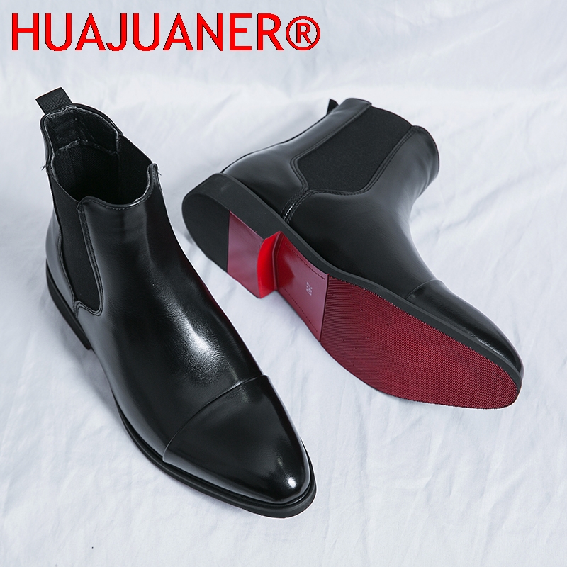 Stivali Chelsea neri da uomo s - Men Shoes Red Bottom recensione e prezzo