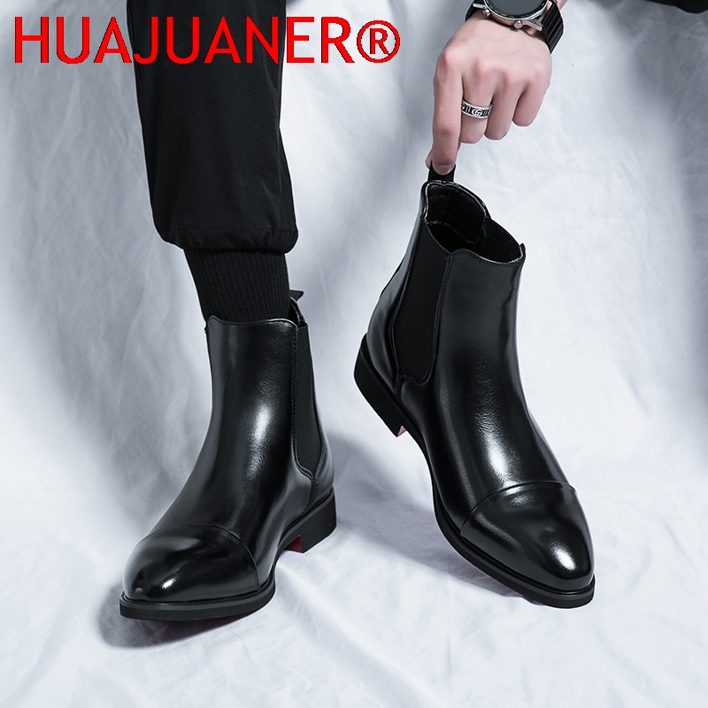 Stivali Chelsea neri da uomo s - Men Shoes Red Bottom recensione e prezzo