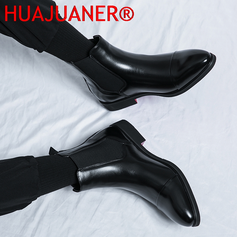 Stivali Chelsea neri da uomo s - Men Shoes Red Bottom recensione e prezzo