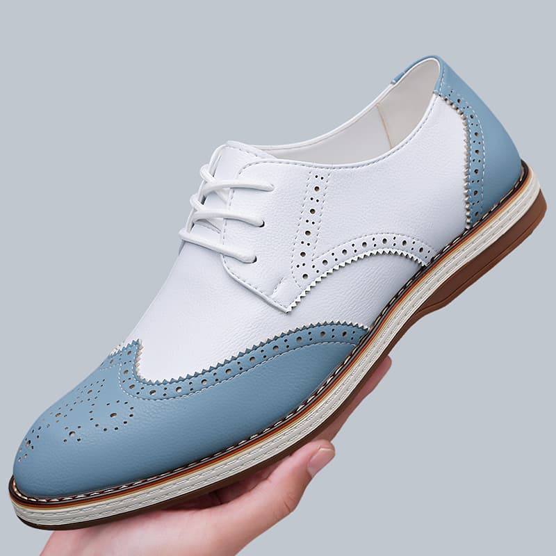 Scarpe Oxford Brogue bicolore  - Oxford Brogue Leather recensione e prezzo