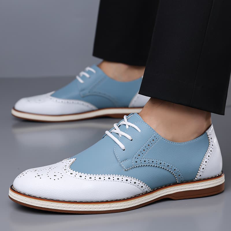 Scarpe Oxford Brogue bicolore  - Oxford Brogue Leather recensione e prezzo