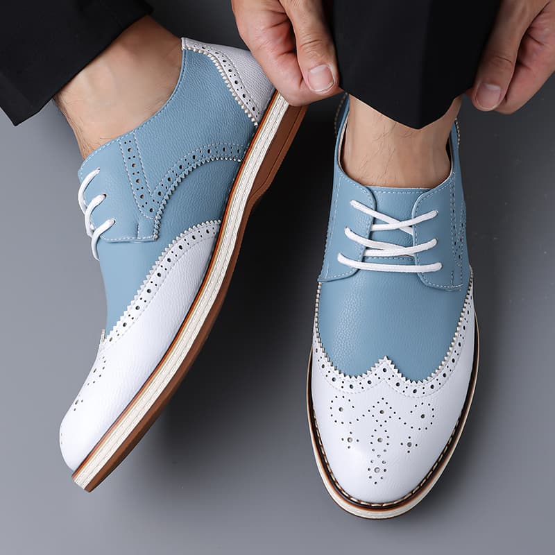 Scarpe Oxford Brogue bicolore  - Oxford Brogue Leather recensione e prezzo
