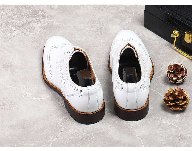Scarpe Brogue bianche Concise  - Oxford Brogue Leather recensione e prezzo