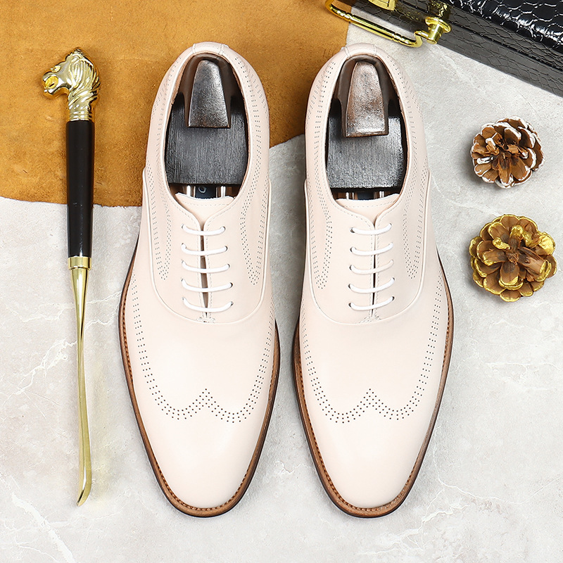 Scarpe Brogue bianche Concise  - Oxford Brogue Leather recensione e prezzo