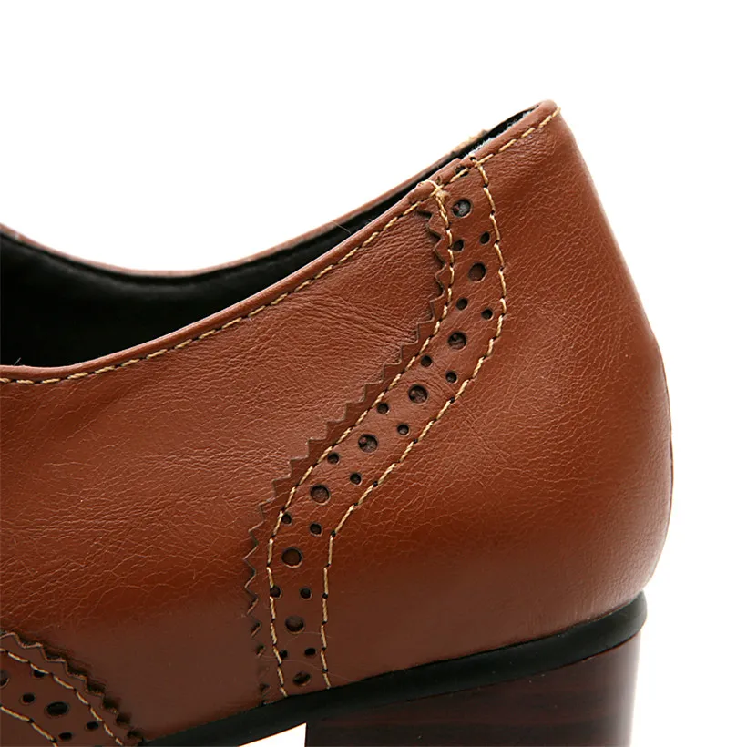 Oxford da donna britanniche Dé - Oxford Brogue Leather recensione e prezzo