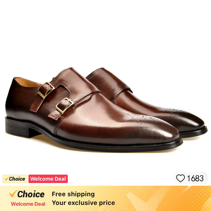 Scarpe Eleganti da Uomo in Pel - Men Shoes Eu To Us Size recensione e prezzo
