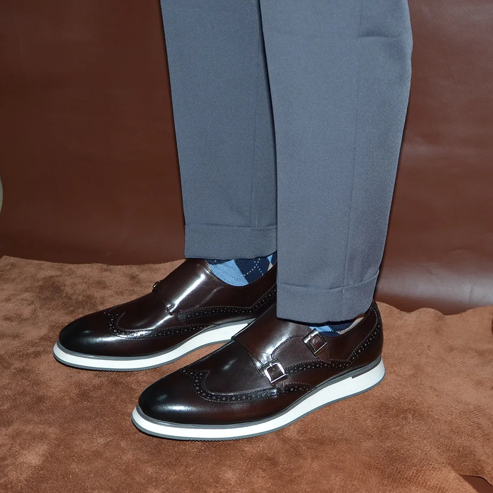 Sneakers di Lusso Europee da U - Oxford Brogue Leather recensione e prezzo