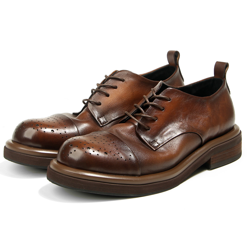 Scarpe brogue da uomo in vera  - Oxford Brogue Leather recensione e prezzo