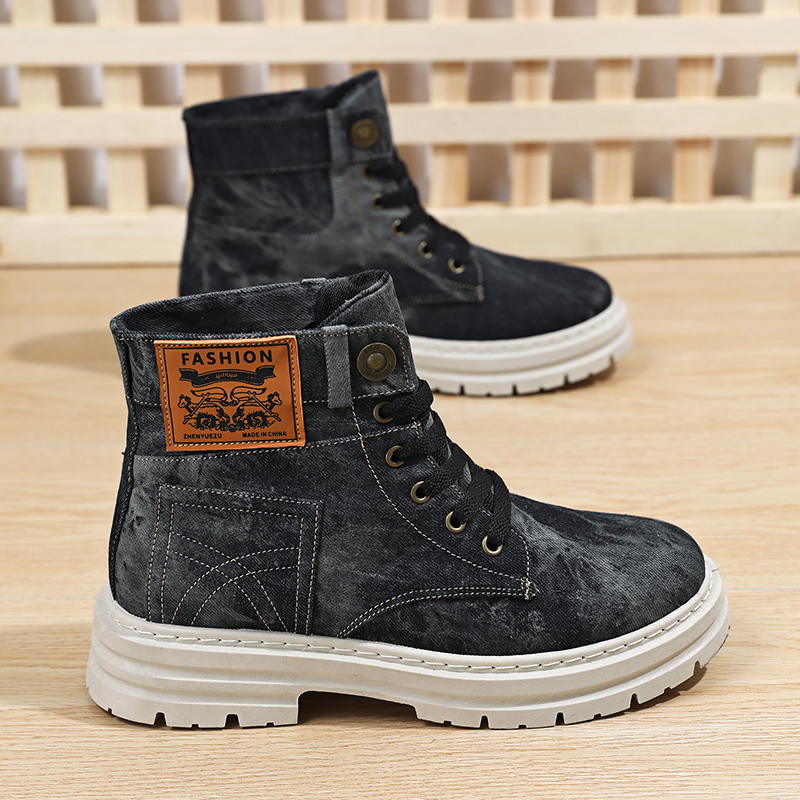 Sneakers alte in denim tie-dye - Men'S Shoes Grip recensione e prezzo