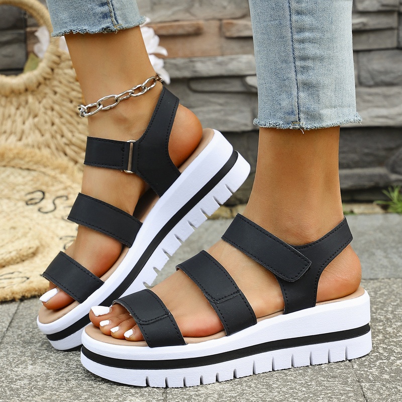Sandali Estivi da Donna Nuovi  - Velcro Strap Sandal recensione e prezzo