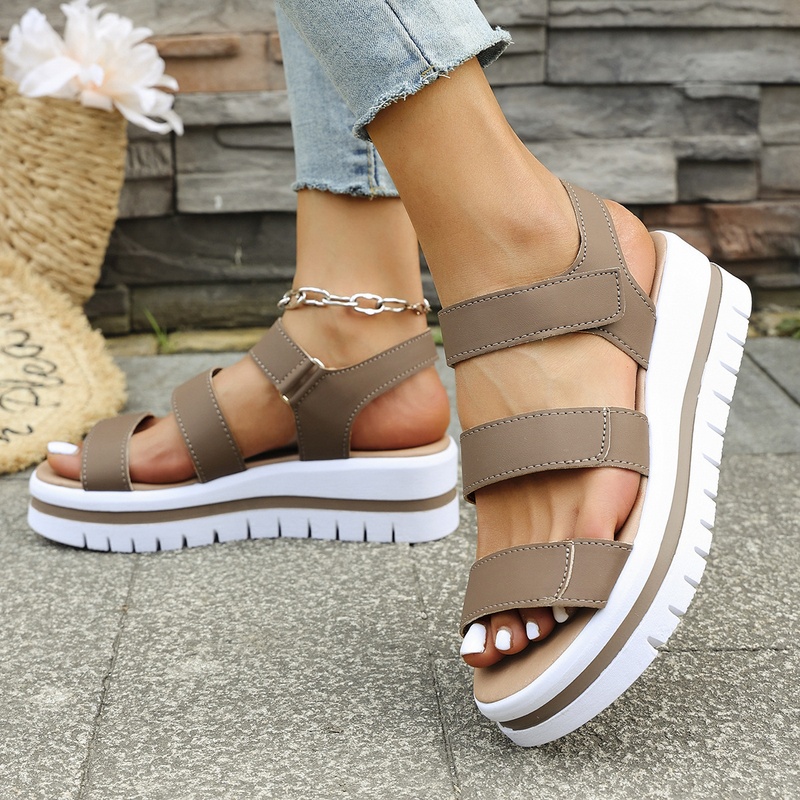 Sandali Estivi da Donna Nuovi  - Velcro Strap Sandal recensione e prezzo