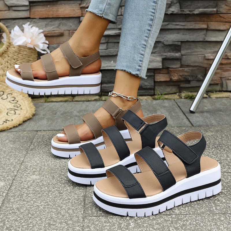 Sandali Estivi da Donna Nuovi  - Velcro Strap Sandal recensione e prezzo