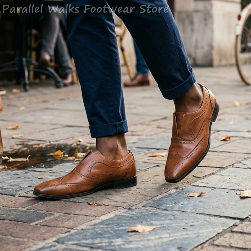 Scarpe Brogue da Uomo in Pelle - Oxford Brogue Leather recensione e prezzo
