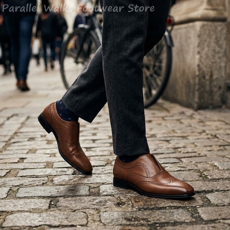 Scarpe Brogue da Uomo in Pelle - Oxford Brogue Leather recensione e prezzo
