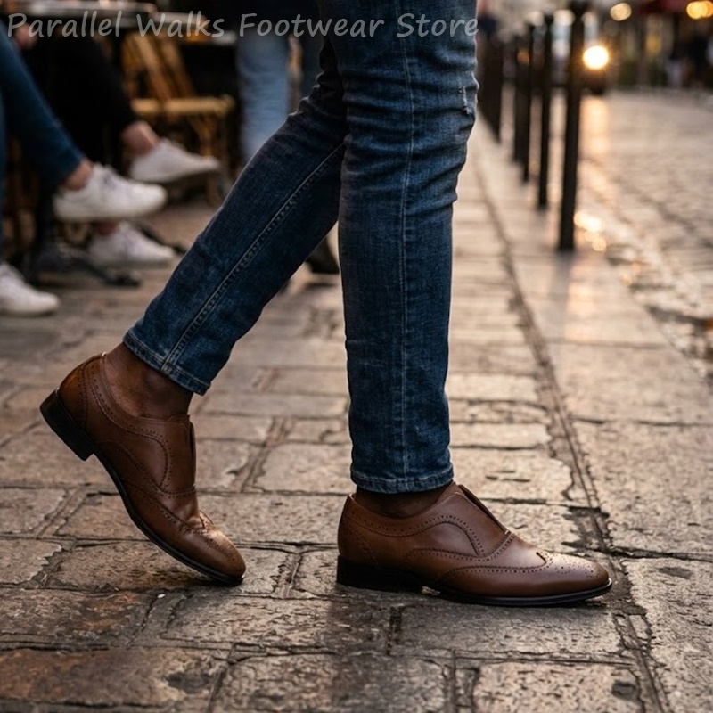 Scarpe Brogue da Uomo in Pelle - Oxford Brogue Leather recensione e prezzo