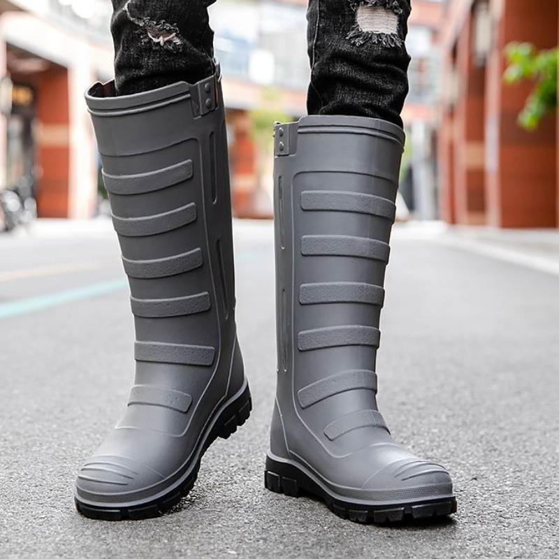 Stivali da pioggia lunghi cald - Men Shoes Online recensione e prezzo