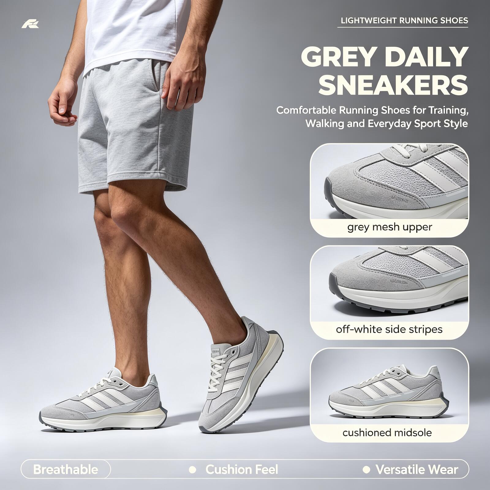 Scarpe da Corsa Adidas Grigio  - Men Shoes Running Adidas recensione e prezzo