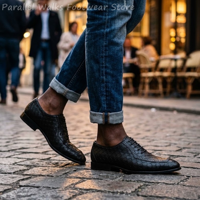 Scarpe Oxford da uomo in pelle - Oxford Brogue Leather recensione e prezzo