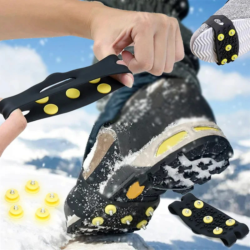 1 paio 5 borchie neve ghiaccio - Men'S Shoes Grip recensione e prezzo