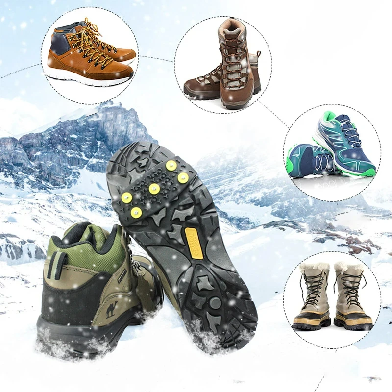 1 paio 5 borchie neve ghiaccio - Men'S Shoes Grip recensione e prezzo