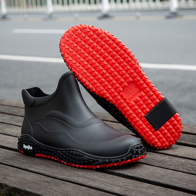 Stivali da pioggia corti stile - Men Shoes Offer recensione e prezzo