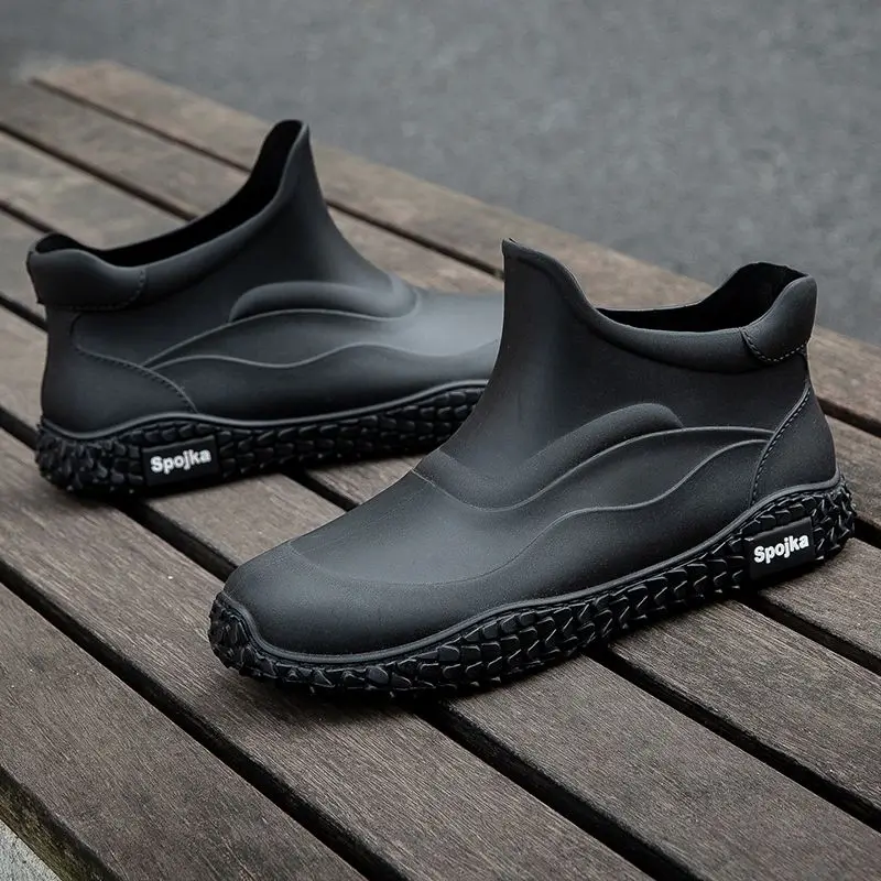 Stivali da pioggia corti stile - Men Shoes Offer recensione e prezzo